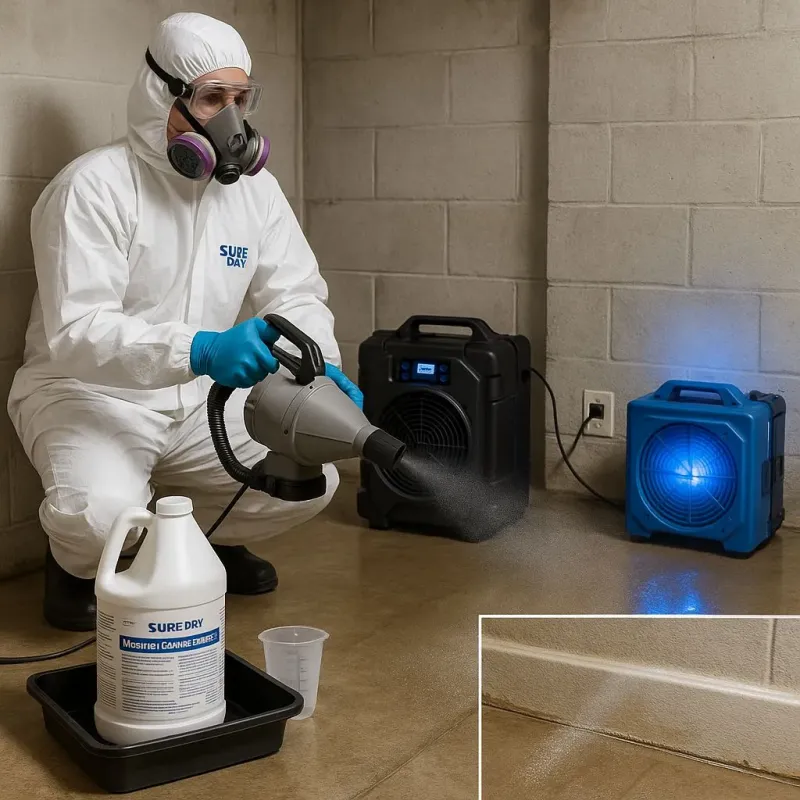 Sanitization and Odor Removal process in Monona, WI